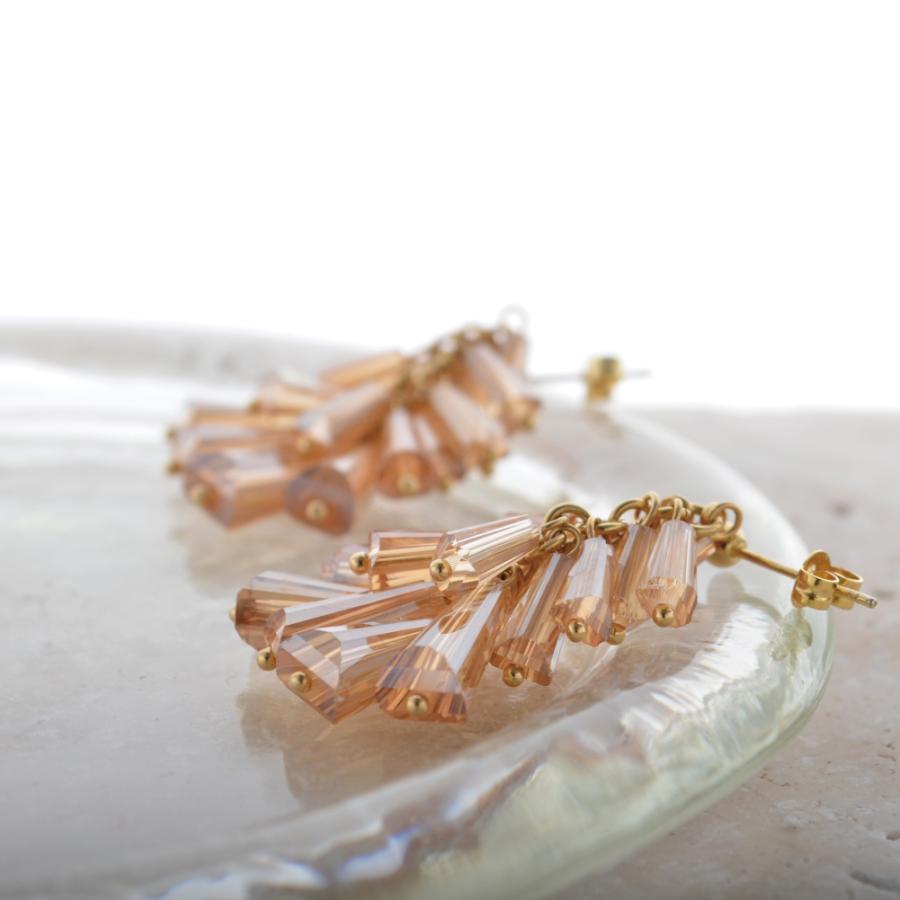 オーロラ アビーズ ピアス イヤリング R-days クリスマス ツリー もみ