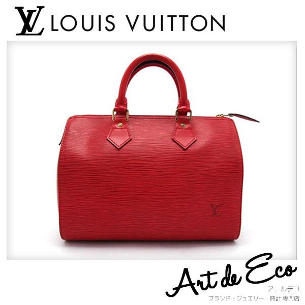 全国宅配無料 Vuitton Louis 赤 M エピ 25 スピーディ ハンドバッグ ルイヴィトン フランス製造 小旅行 バック ボストン 上品 赤 エレガント ブランド 美品 中古 おすすめ 人気 レディース バッグ Www Universitaria Cl