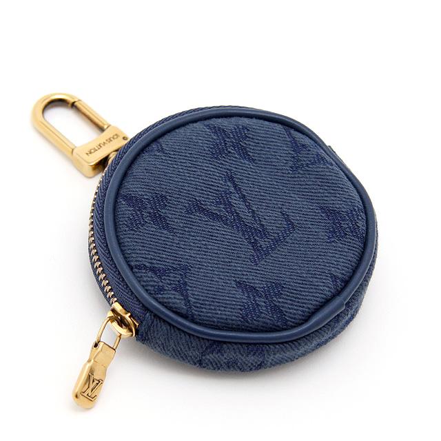 ルイヴィトン LOUIS VUITTON ポーチ ラウンドポーチ モノグラムデニム