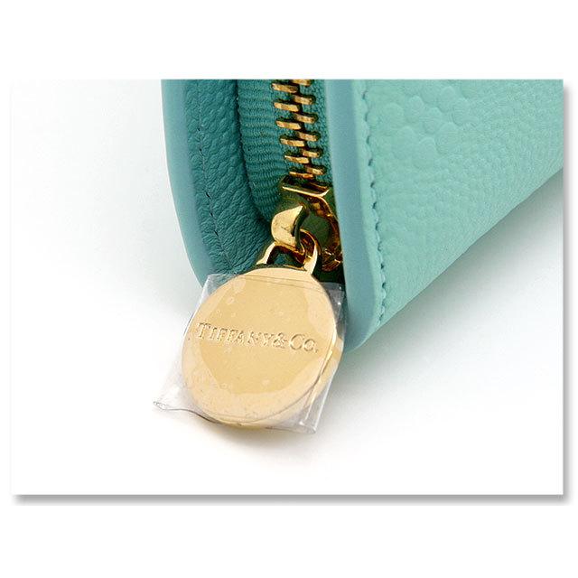 ティファニー 二つ折り財布 ハーフムーン ミディアム レザー