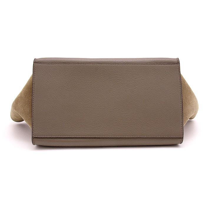 CELINE ハンドバッグ ベージュ/ブラウン CELINE ハンドバッグ ベージュ/ブラウン - メルカリ