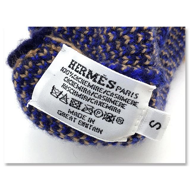 激安ブランド ニット カシミヤ サロメ 手袋 Hermes エルメス 冬 秋 防寒 ブルー ベージュ カシミヤ100 未使用に近い ロング 美品 中古 プレゼント おすすめ 人気 レディース ブランド チェック柄 グローブ 財布 帽子 ファッション小物 Www Ja Kitakyu Or Jp