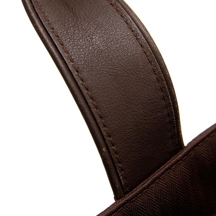 レア 大容量 エルメス アカプルコ キャビンGM トラベル トワルシェブロン エルメス アカプルコサックアド トワルシェブロン ブラウン