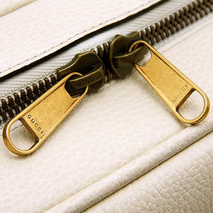 ヴィンテージ☆Gucci グッチ☆ホワイトロゴメッセンジャーバッグ GUCCI グッチ メッセンジャーバッグ グッチプリント レザー