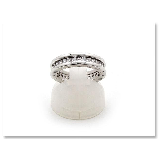 ブルガリ 指輪 新品仕上げ済 K18WG ビー・ゼロワン ダイヤモンド