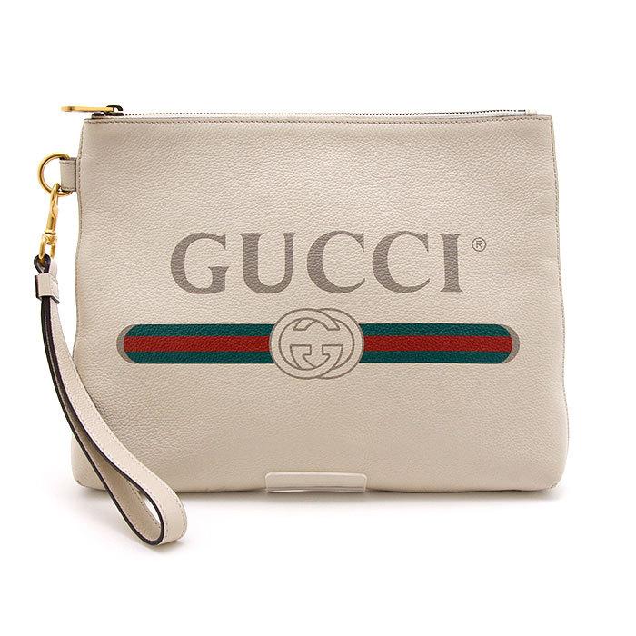 GUCCI グッチ クラッチバッグ グッチプリント レザー 572770 GUCCI グッチ クラッチバッグ グッチプリント レザー 572770