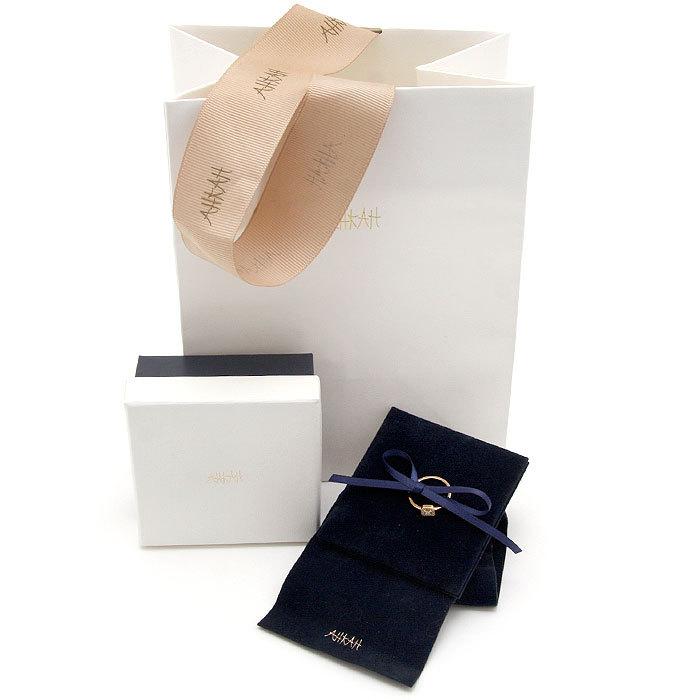 AHKAH（アーカー） 指輪 K18YG ティナコフレ リング 7号 ダイヤモンド