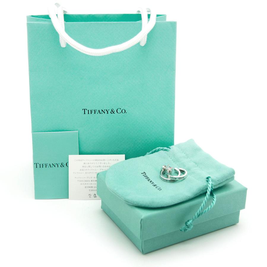 TIFFANY&Co. ティファニー ピアス Ag925 1837 ナロー フープ TIFFANY&Co. ティファニー ピアス Ag925 1837 ナロー フープ