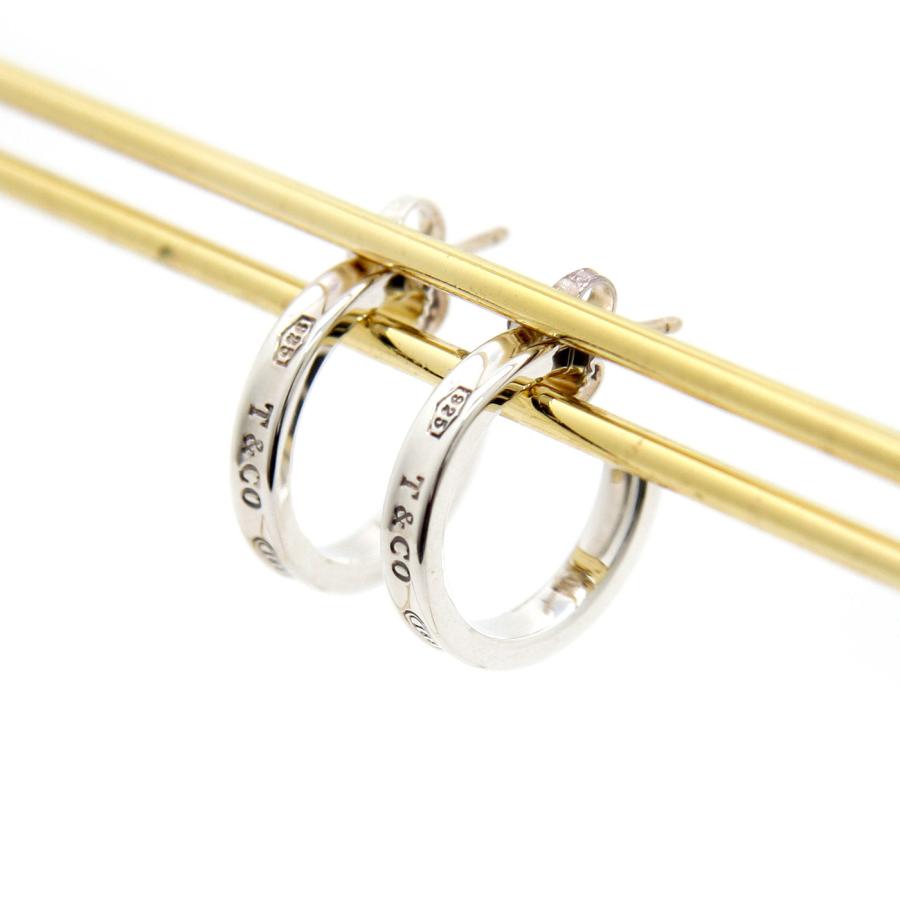 TIFFANY&Co. ティファニー ピアス Ag925 1837 ナロー フープ