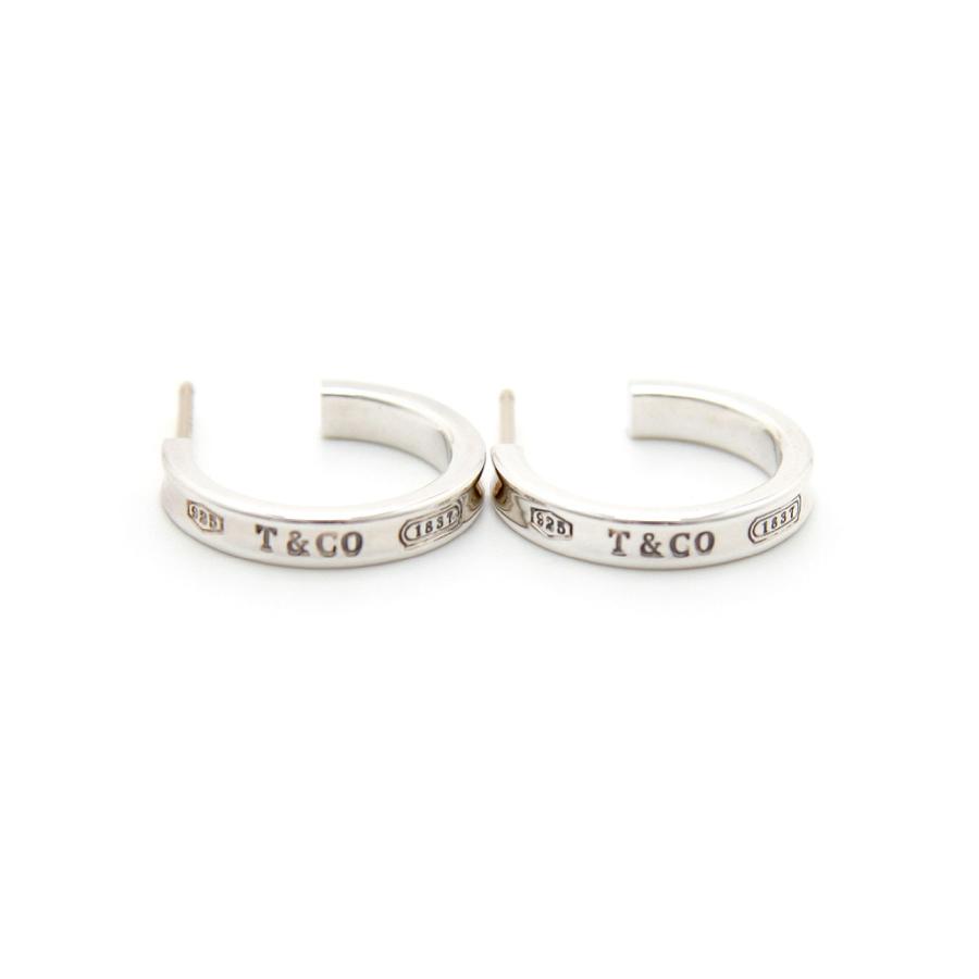 TIFFANY&Co. ティファニー ピアス Ag925 1837 ナロー フープ TIFFANY&Co. ティファニー ピアス Ag925 1837 ナロー フープ