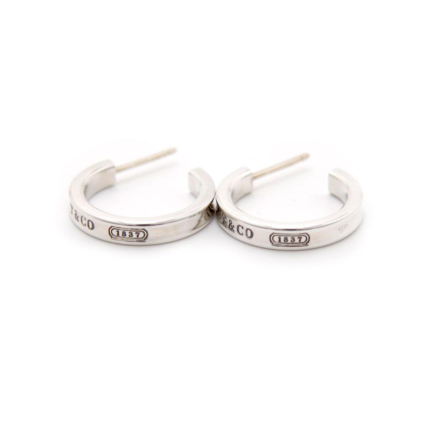 TIFFANY&Co. ティファニー ピアス Ag925 1837 ナロー フープ TIFFANY&Co. ティファニー ピアス Ag925 1837 ナロー フープ