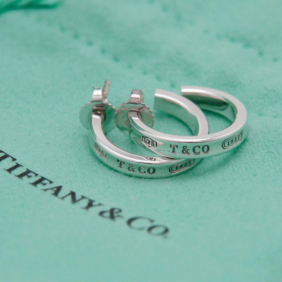 TIFFANY&Co. ティファニー ピアス Ag925 1837 ナロー フープ TIFFANY&Co. ティファニー ピアス Ag925 1837 ナロー フープ