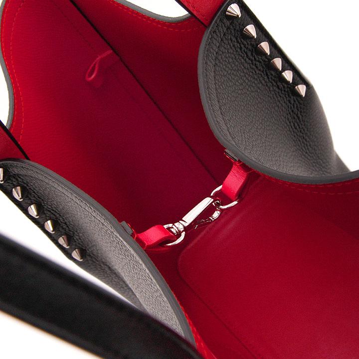 【美品】Christian Louboutin ルブタン ハンドバッグ レッド赤 クリスチャンルブタン/ハンドバッグ/パネトーネスモール/レッド
