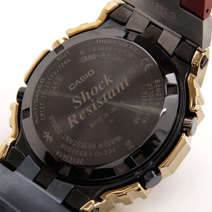 カシオ 腕時計 G-SHOCK チタン フルメタルスクエア マルチカラー GMW-B5000TR-9JR タフソーラー CASIO ブランド時計 メンズ 人気 おすすめ 中古 美品｜r-deco-online｜05