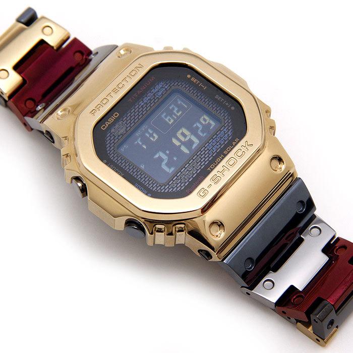 カシオ 腕時計 G-SHOCK チタン フルメタルスクエア マルチカラー GMW