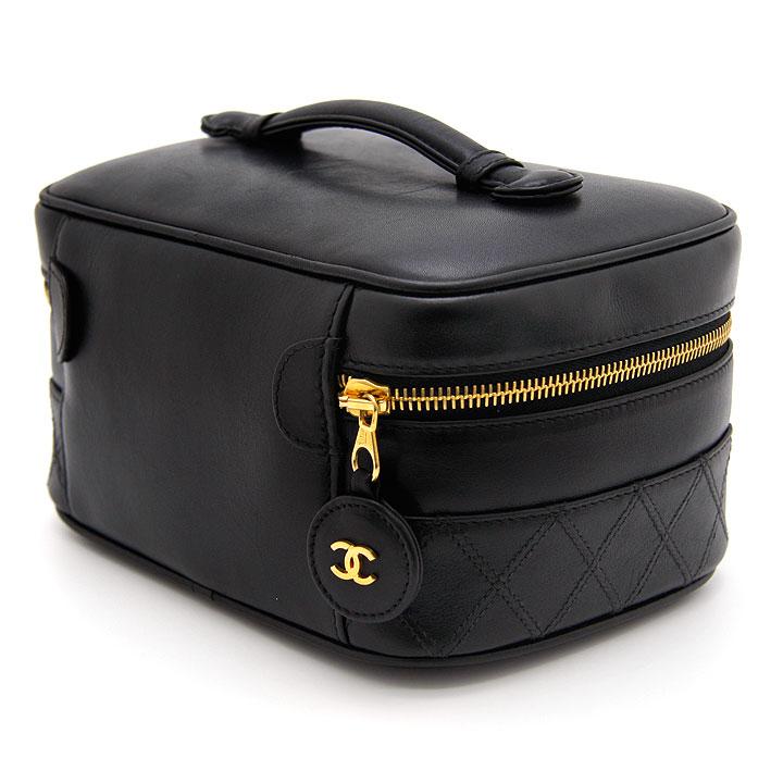 CHANEL シャネル バニティバッグ ビコローレ A01618 ブラック CHANEL シャネル バニティバッグ ビコローレ A01618 ブラック