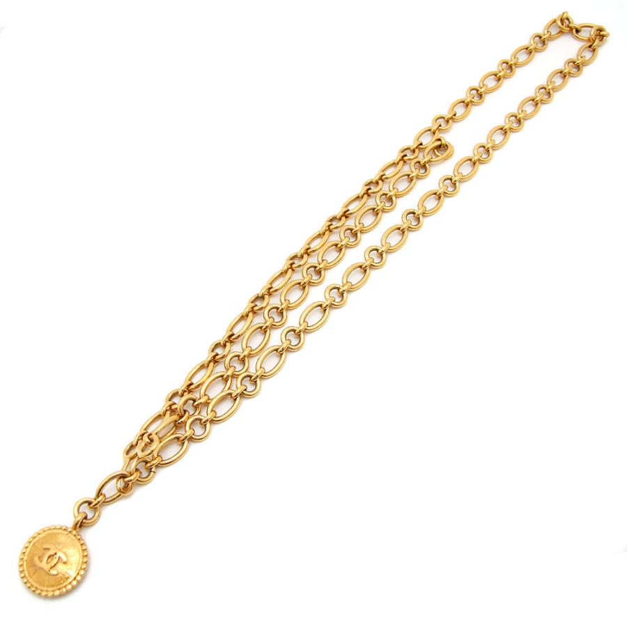 CHANEL シャネル チェーンベルト ココマーク ゴールド メタル GP CHANEL シャネル チェーンベルト ココマーク ゴールド メタル GP