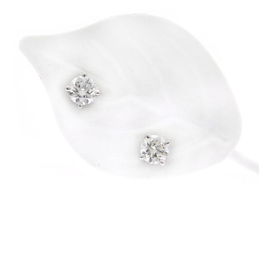 TIFFANY&Co.（ティファニー） ピアス 新品仕上げ済 Pt950 ソリティア