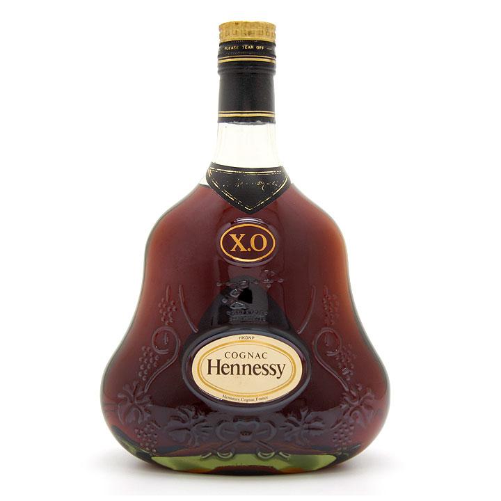 Hennessy EXTRA コニャック　古酒 Hennessy（ヘネシー） 古酒 コニャック X.O グリーンボトル 金キャップ