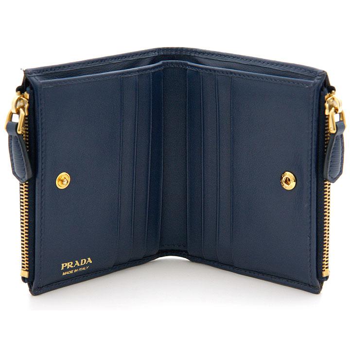 ゆ*ん様 極美✨付属付き✨PRADA 二つ折り財布 ヴィッテロムーブ