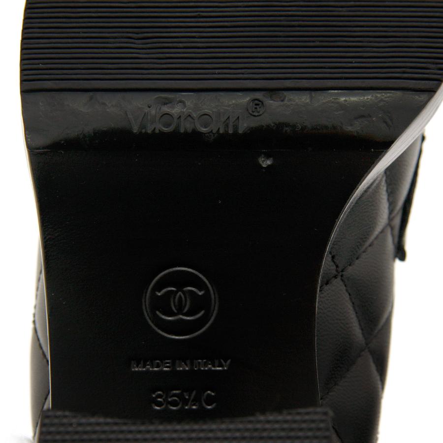 CHANEL シャネル ローファー ハートターンロック マトラッセ 35 CHANEL シャネル ローファー ハートターンロック マトラッセ 35