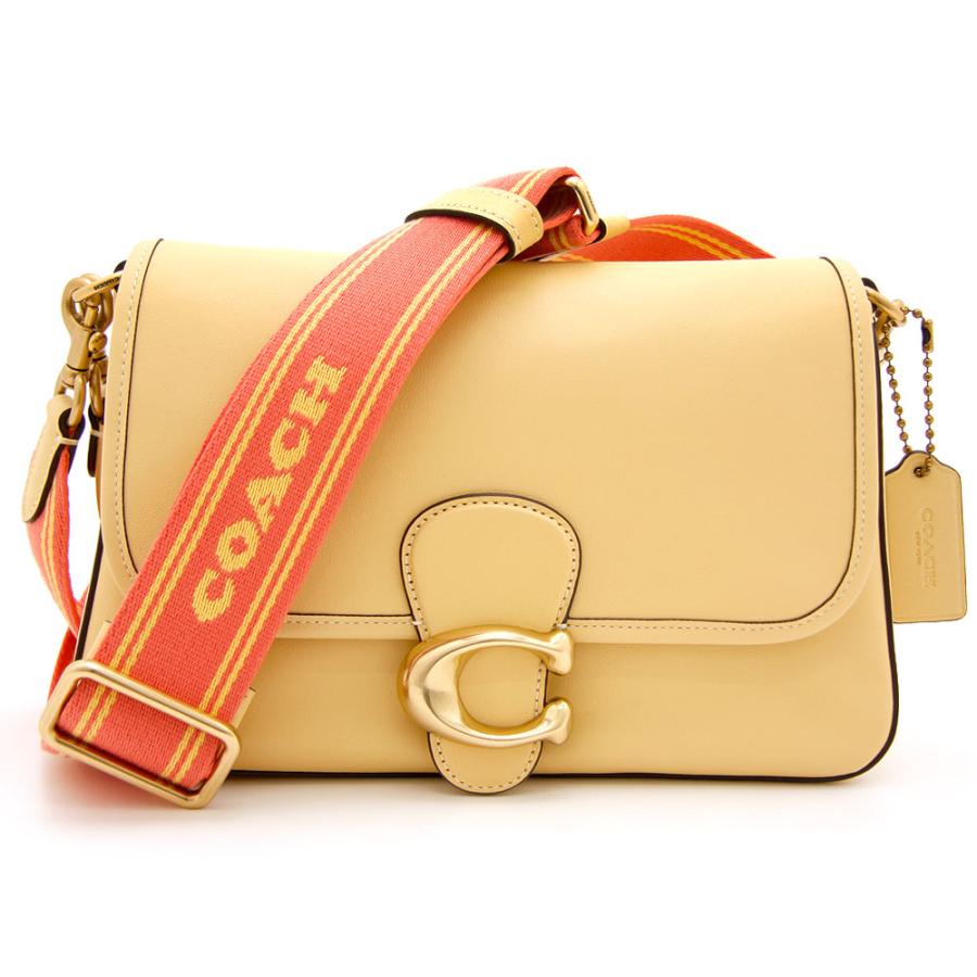 COACH ベージュ ソフトタビーバック COACH（コーチ）の「ソフト タビー ショルダー バッグ（かご