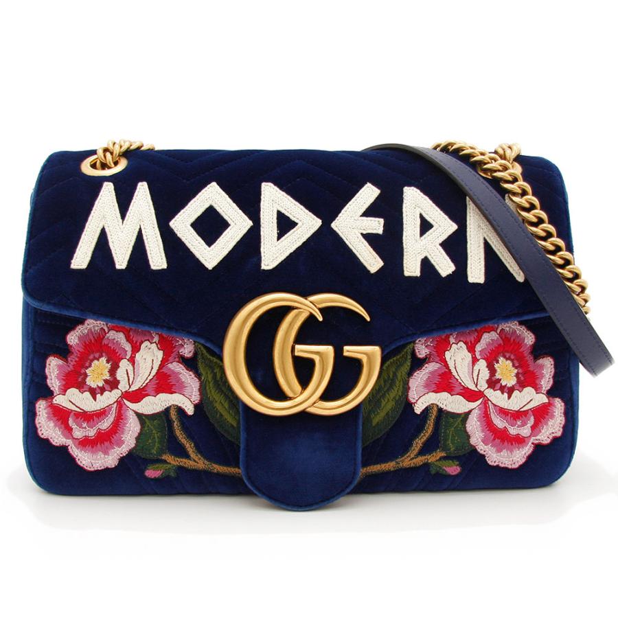 GUCCI グッチ ショルダーバッグ GGマーモント MODERN ベルベット GUCCI グッチ ショルダーバッグ GGマーモント MODERN ベルベット