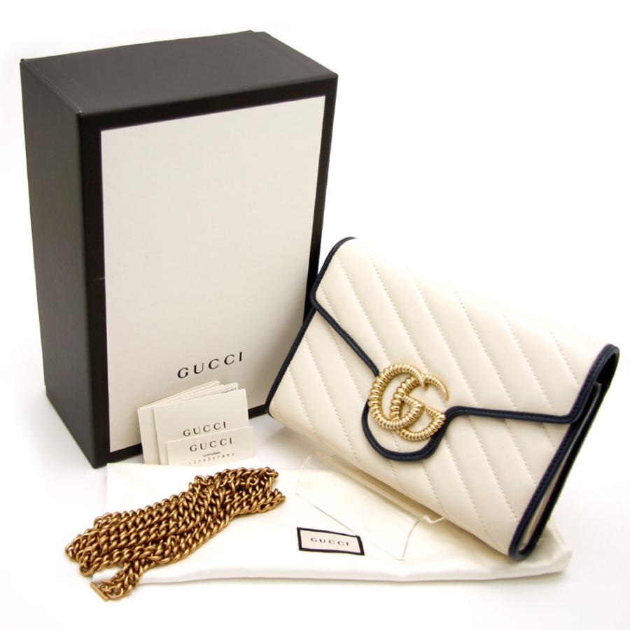 GUCCI グッチ 長財布 GGマーモント チェーンウォレット 573807 GUCCI グッチ 長財布 GGマーモント チェーンウォレット 573807