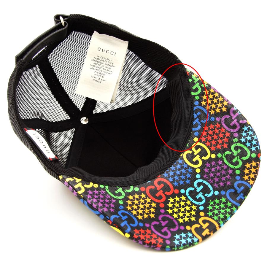 GUCCI グッチ GG柄 メッシュキャップ Sサイズ GUCCI グッチ キャップ GGサイケデリック ベースボール メッシュ