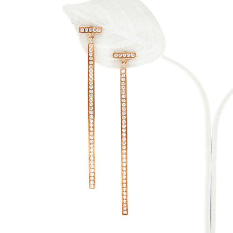 Tiffany T TIFFANY&Co. ティファニー ピアス 新品仕上げ済 K18PG