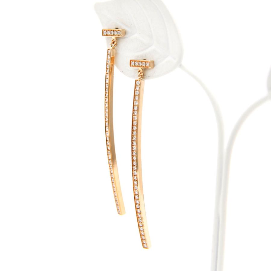 Tiffany T TIFFANY&Co. ティファニー ピアス 新品仕上げ済 K18PG