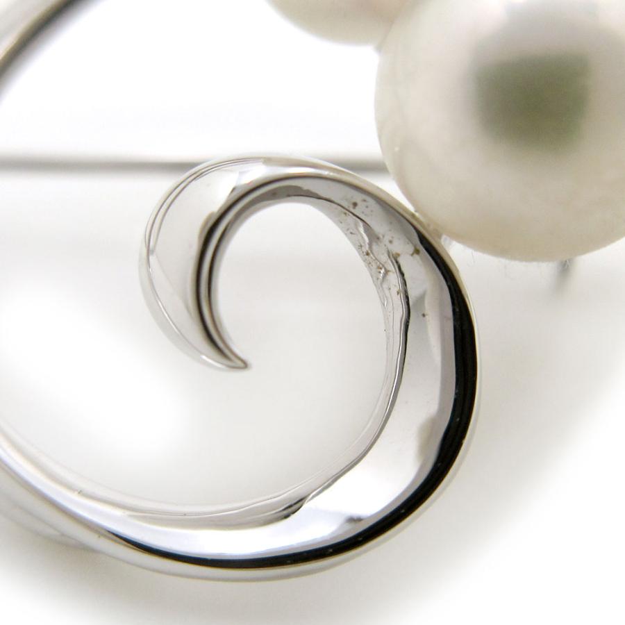MIKIMOTO ミキモト ブローチ 5粒 パール 真珠 シルバー MIKIMOTO ミキモト ブローチ 5粒 パール 真珠 シルバー