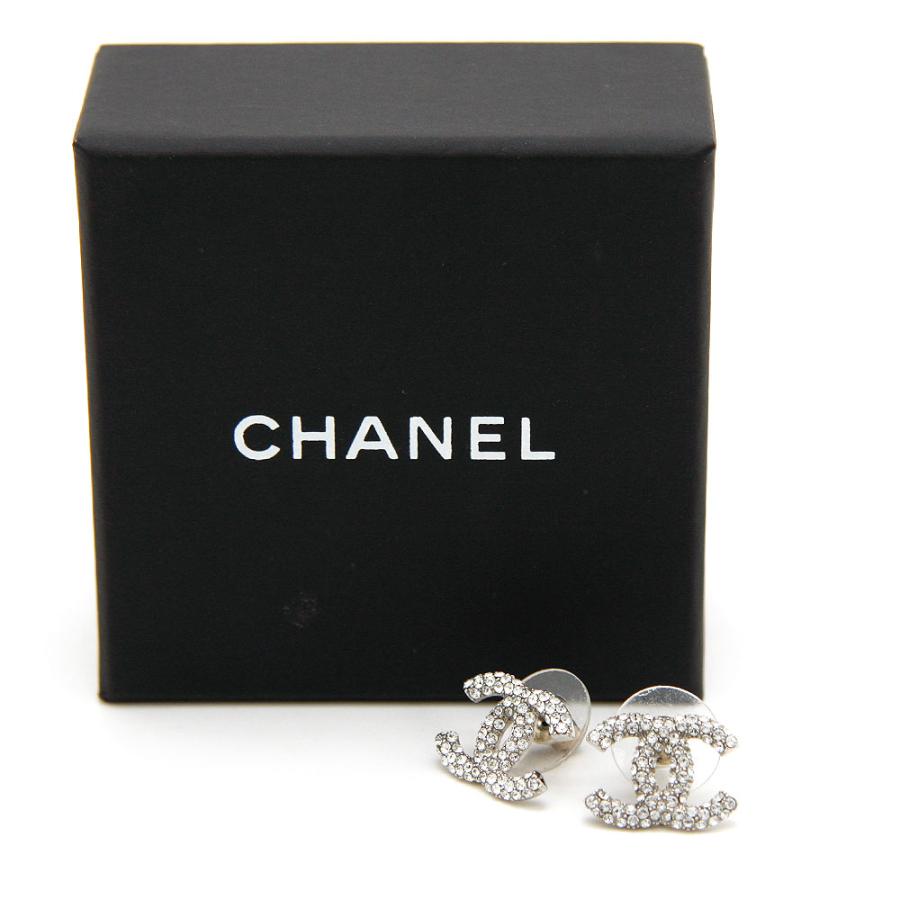 CHANEL シャネル ピアス ココマーク ラインストーン B22V CHANEL シャネル ピアス ココマーク ラインストーン B22V