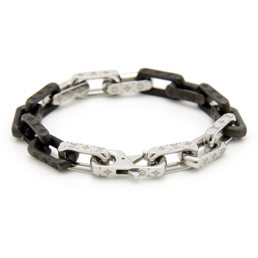 LOUIS VUITTON ルイヴィトン ブレスレット モノグラム チェーン L 22cm  