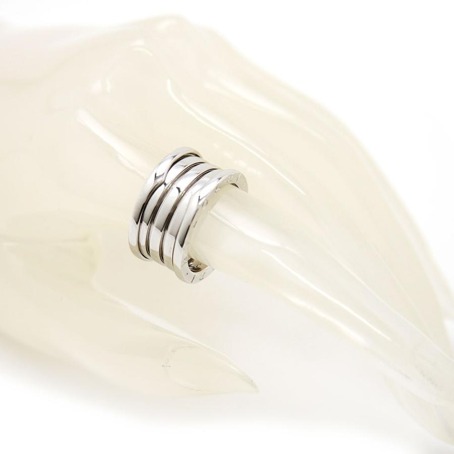 ビー・ゼロワン ブルガリ BVLGARI 指輪 新品仕上げ済 K18WG リング 4