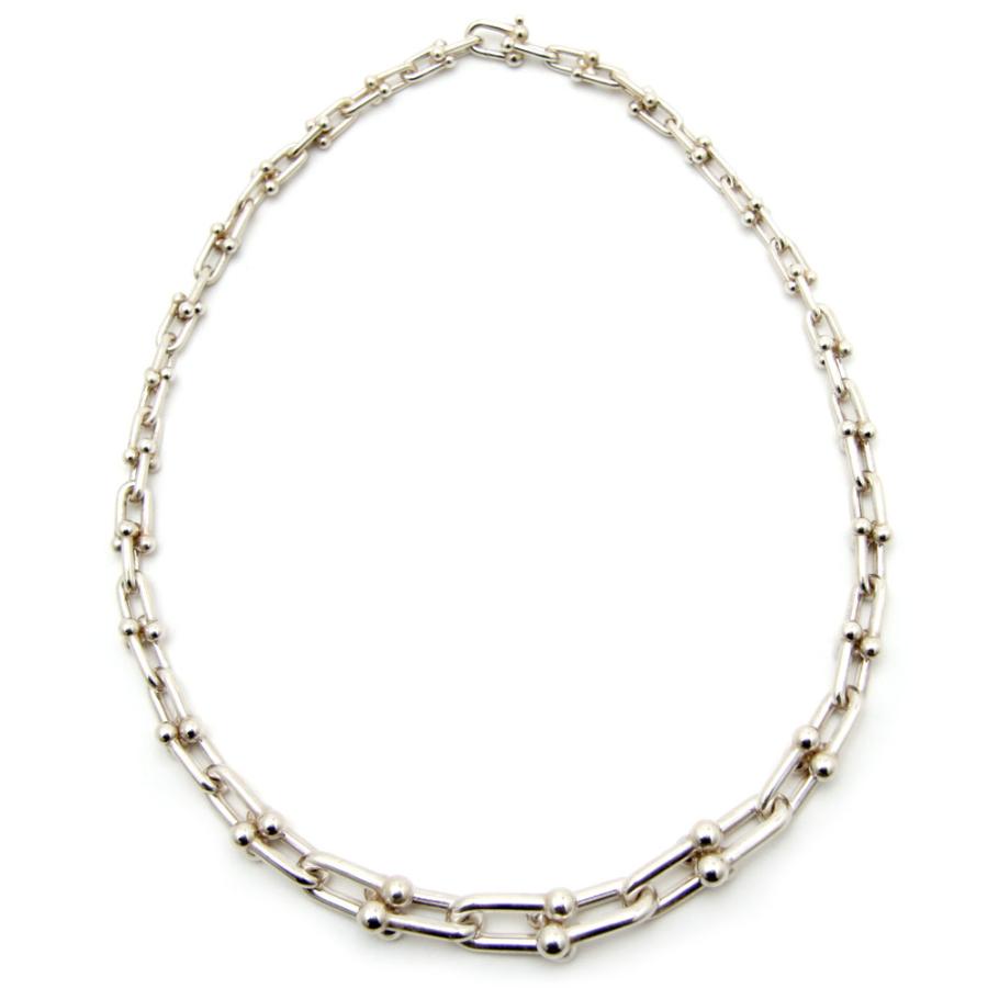 【ティファニー】グラジュエイテッドリンクネックレス　シルバー【お値下げ不可】 TIFFANY&Co.（ティファニー） 極 美品 ハードウェア グラジュエ