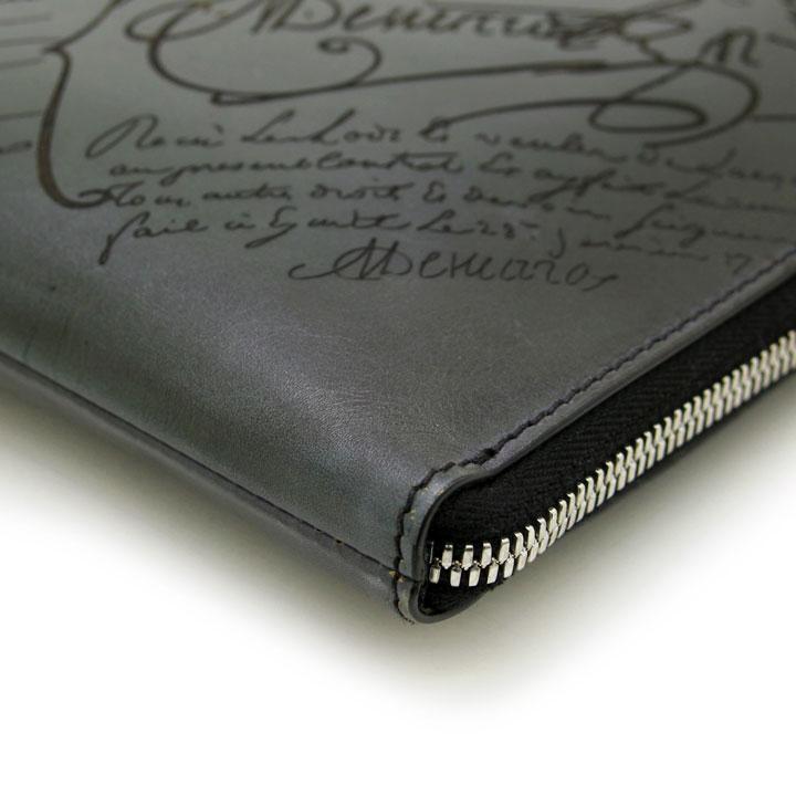 ベルルッティ　Berluti ポータブルエコバッグ　グレー ベルルッティ 新品同様 50個限定 ライトアルミニオ グレー