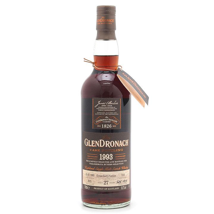 グレンドロナック - 古酒 スコッチ ウイスキー GLENDRONACH グレンドロナック 27年 1993 オロロソシェリーパンチョン 54.1% 700ml 筒付 シングルモルト 洋酒 グレンドロナック 古酒 スコッチ ウイスキー GLENDRONACH 27年