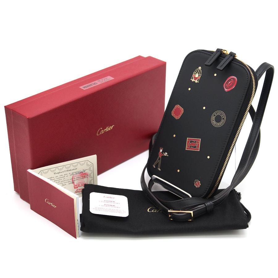 Cartier ディアボロ ドゥ カルティエフォンポーチ 極美品】Cartier ディアボロ ドゥ カルティエ フォンケース