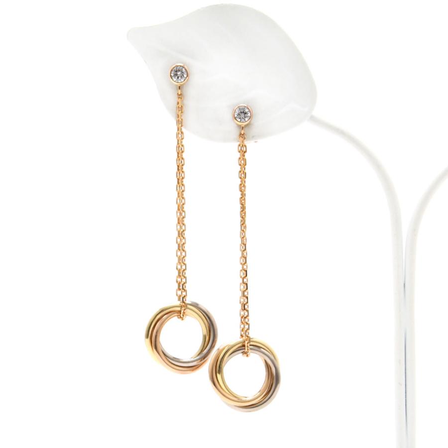 美品カルティエ トリニティ ピアス トリニティ ピアス[] Trinity Earrings | カルティエ 中古