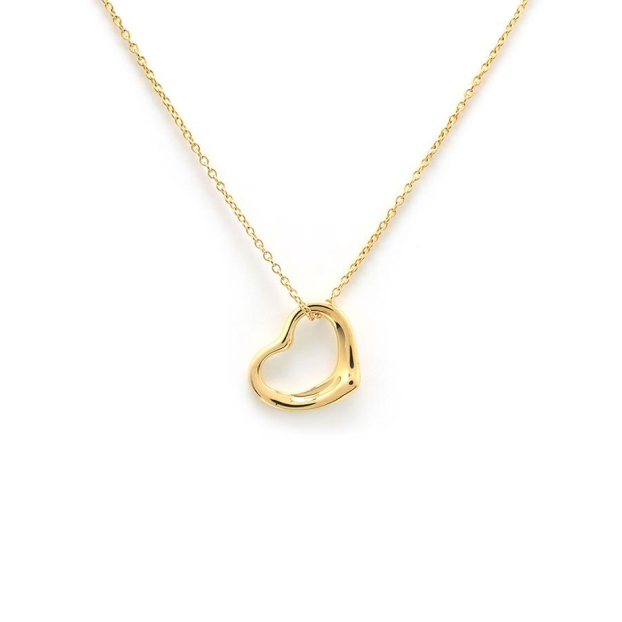 ティファニー　オープンハート　ネックレス　K18　美品　人気商品 正規店購入】ティファニー K18ゴールド オープンハートネックレス美品