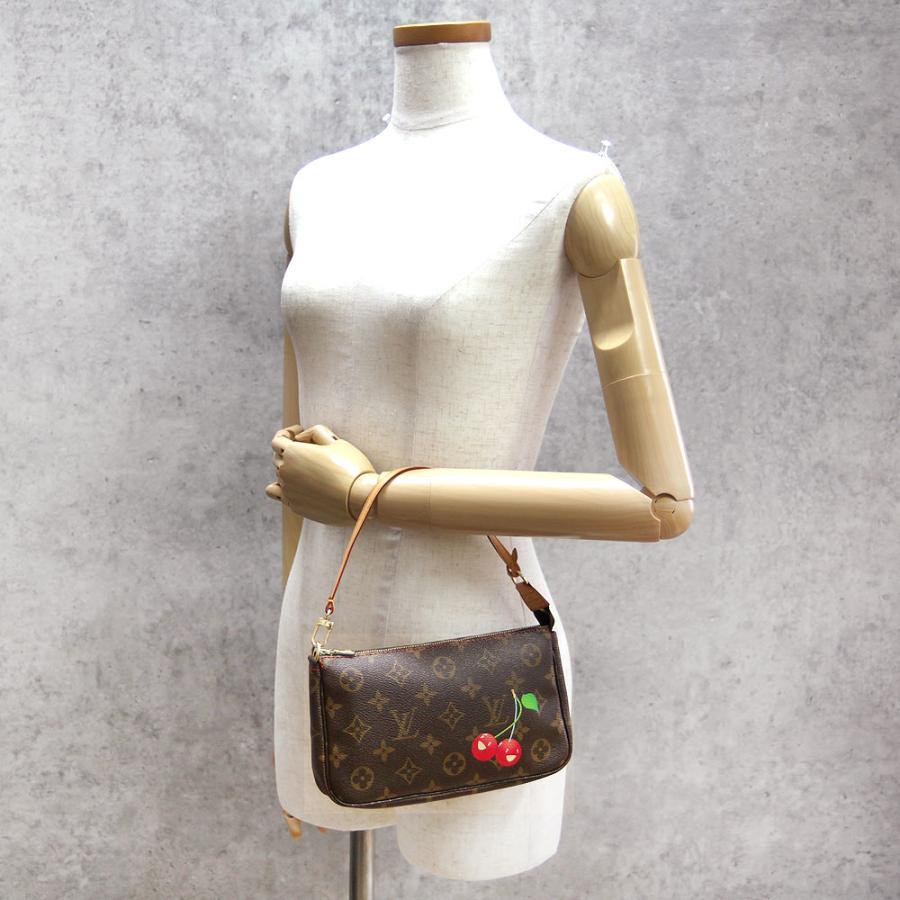 LOUIS VUITTON 村上隆 モノグラムチェリー ポシェットアクセソワール