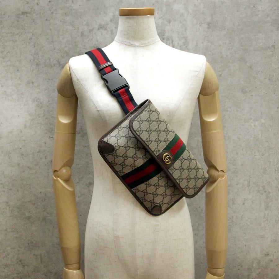 【美品】GUCCI グッチ〔オフィディア〕ベルトバッグ GUCCI グッチ ボディバッグ Ophidia オフィディア GGスプリーム