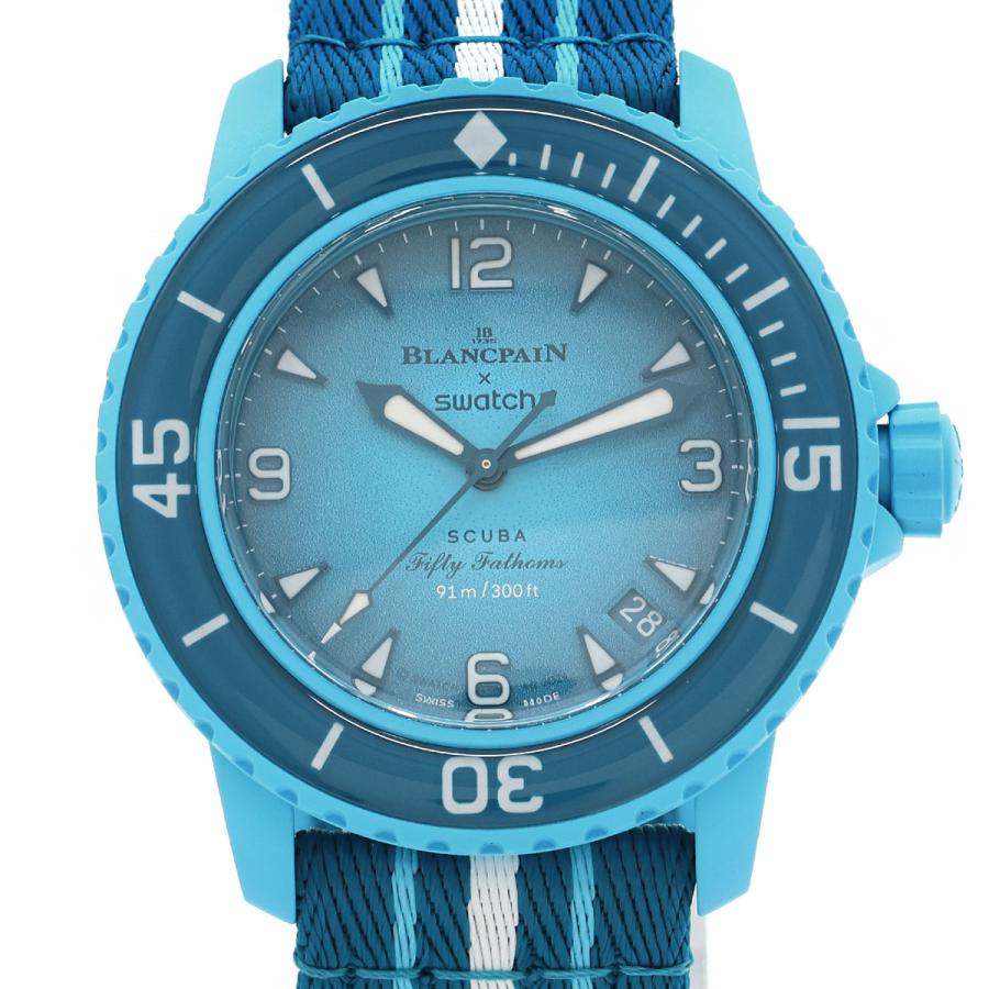 Swatch Blancpain × 腕時計 ブランパン スウォッチ ブルーラグーン  