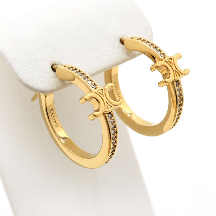 CELINE（セリーヌ） ピアス トリオンフ スパークル フープ 461DB6BZI
