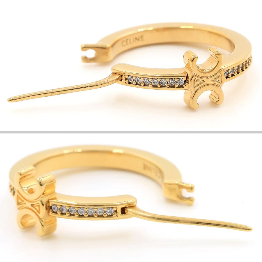 CELINE（セリーヌ） ピアス トリオンフ スパークル フープ 461DB6BZI