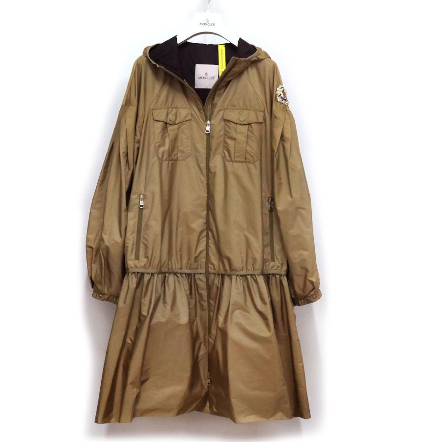 モンクレールジャパン☆薄手コートOMBRE　ハンガーのおまけ付き MONCLER（モンクレール） × シモーネ・ロシャ エレン ナイロン ロング