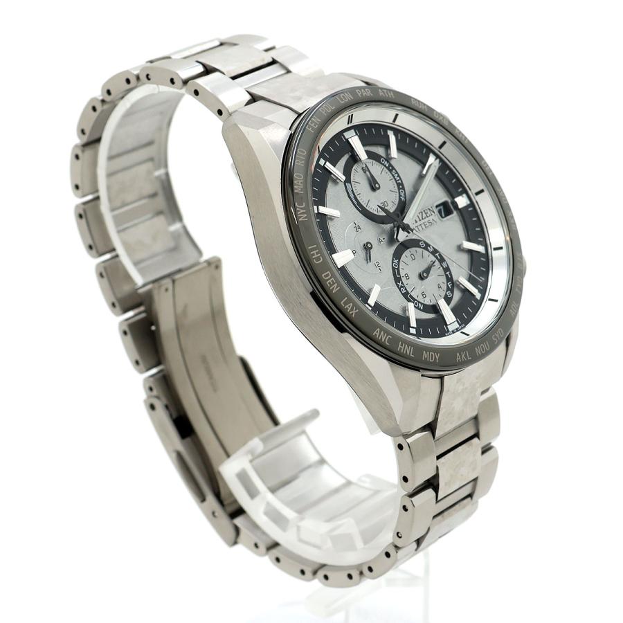 CITIZEN シチズン 腕時計 アテッサ ATTESA ACT Line AT8284-61A エコドライブ プラチナシャインコレクション 世界限定2,500本 中古 美品の画像
