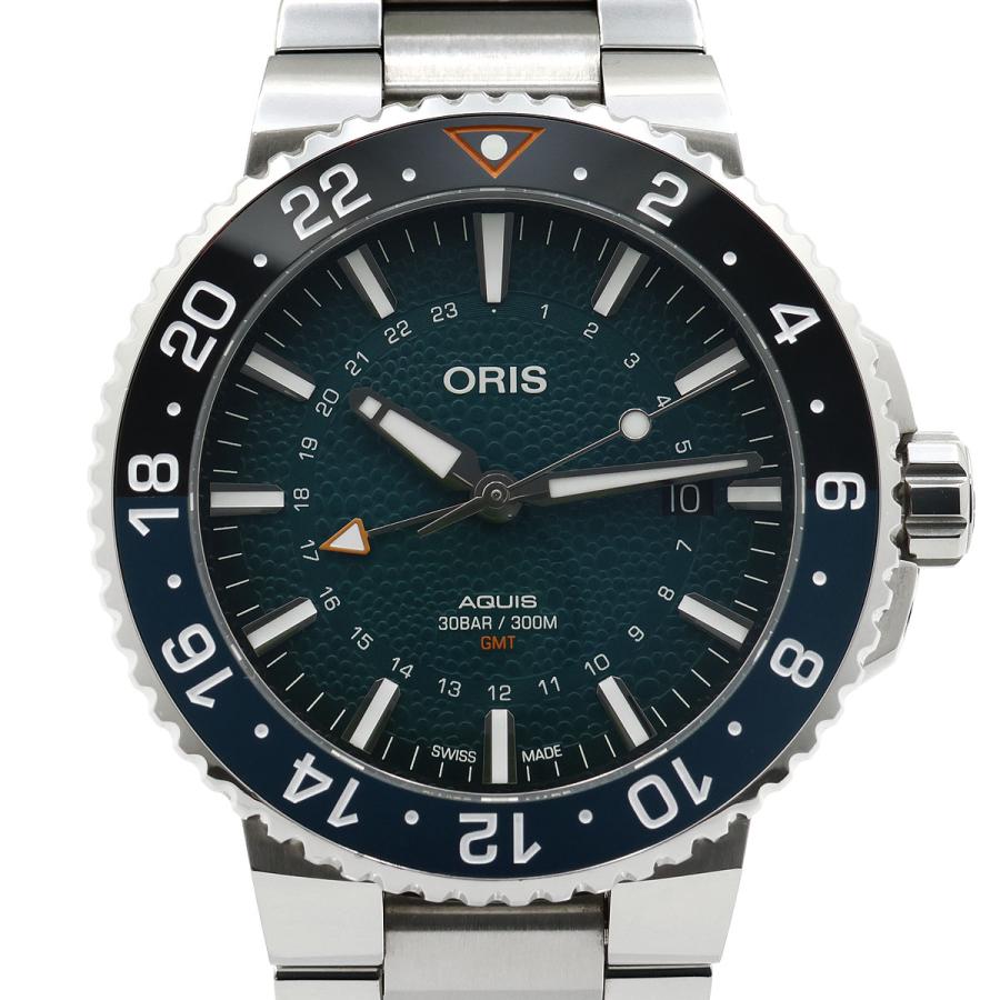 美品 ORIS オリス 腕時計 Aquis アクイス ホエールシャーク リミテッド エディション 2016本限定 自動巻き AT 01 798 7754 4175 メンズ 青文字盤 SS ORIS（オリス） 腕時計 Aquis アクイス ホエールシャーク リミテッド
