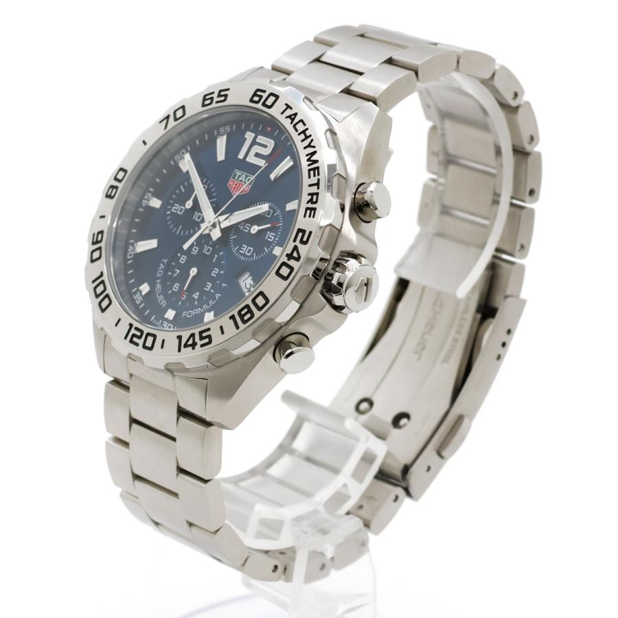 電池交換済 TAG Heuer タグホイヤー フォーミュラ1 クロノグラフ CAZ101K BA0842 デイト 200m防水 青 ブルー SS ステンレス メンズ クォーツ フォーミュラワン【6ヶ月保証】【腕時計】【中古】 TAG HEUER（タグ・ホイヤー） 腕時計 フォーミュラ1 クロノグラフ